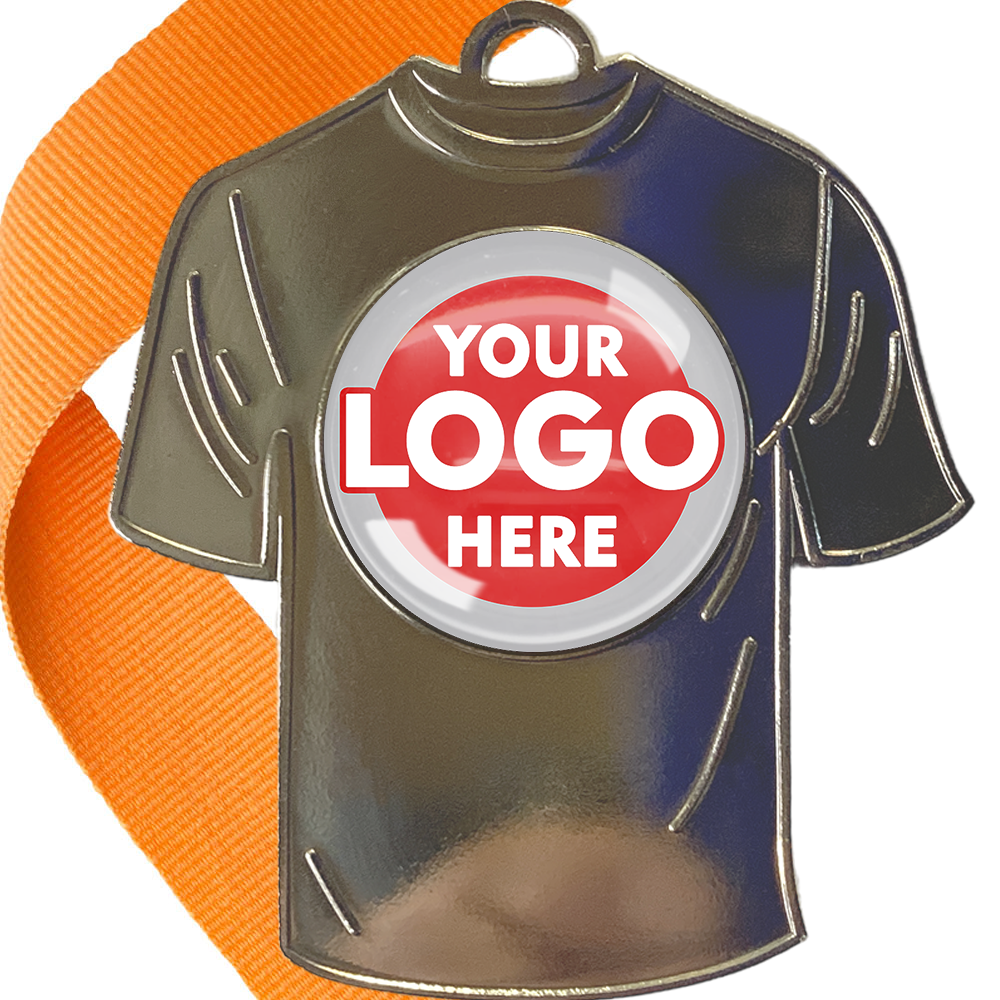 Shirt-shaped Silver Medal