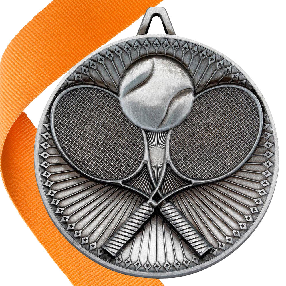 Tennis Antique 60mm Medal BW Trophies
