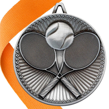 Tennis Antique 60mm Medal BW Trophies