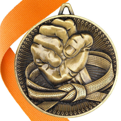 Martial Arts Antique 60mm Medal