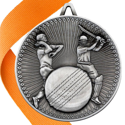 Cricket Antique 60mm Medal BW Trophies