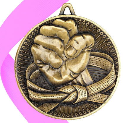 Martial Arts Antique 60mm Medal