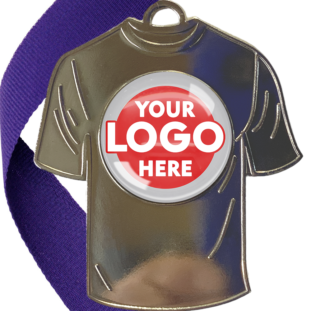 Shirt-shaped Silver Medal