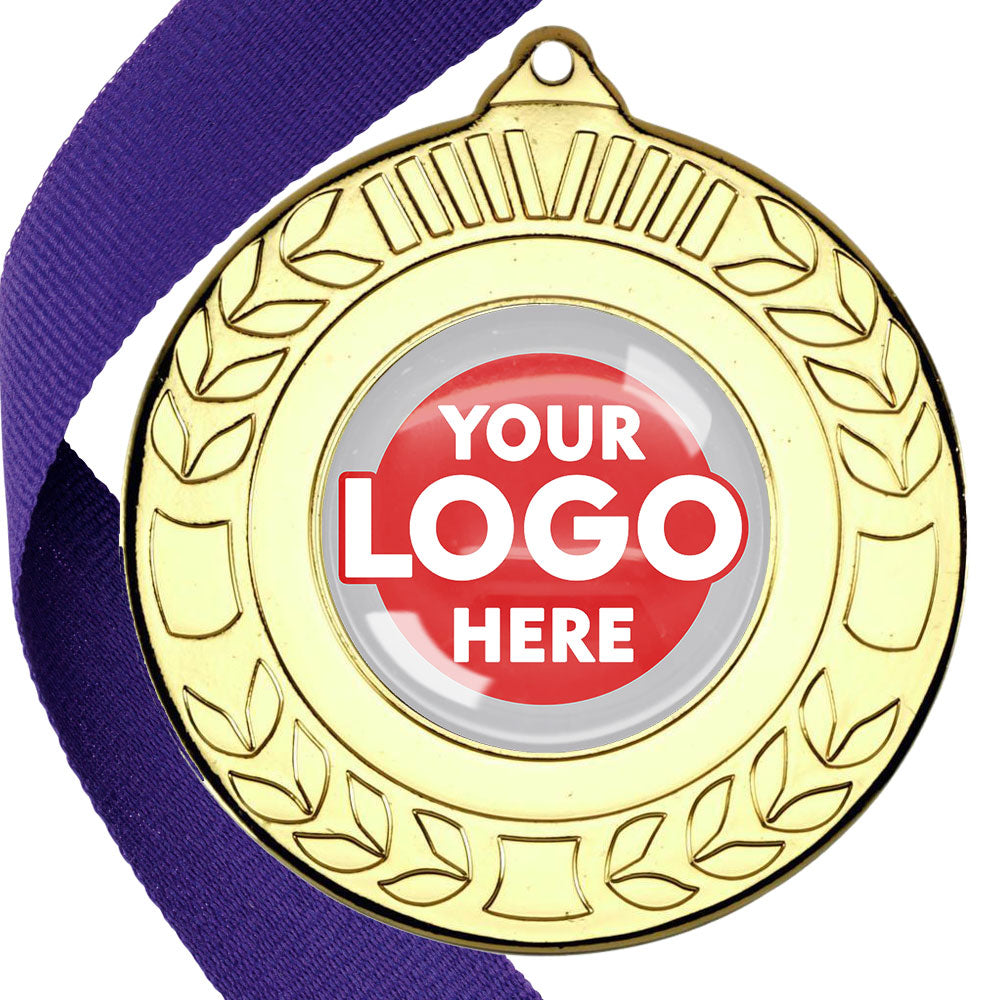 50mm Original Laurel  Medal on a Ribbon