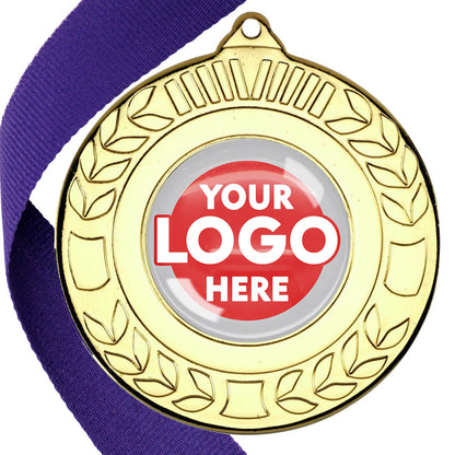 50mm Original Laurel  Medal on a Ribbon