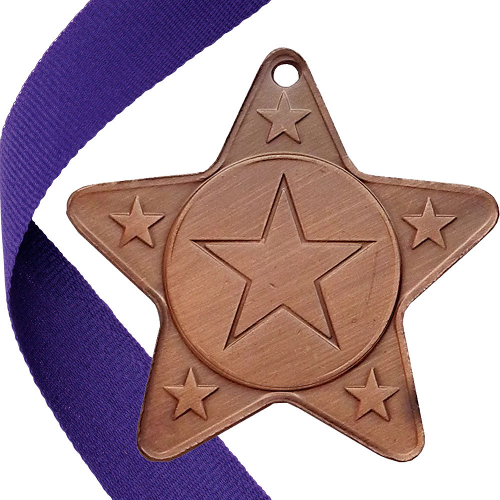 The Original - Star Shape Medal on a Ribbon