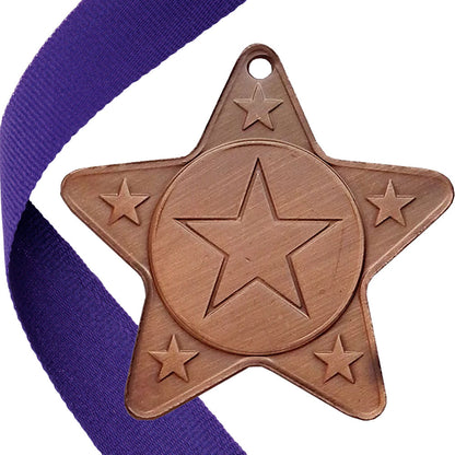 The Original - Star Shape Medal on a Ribbon