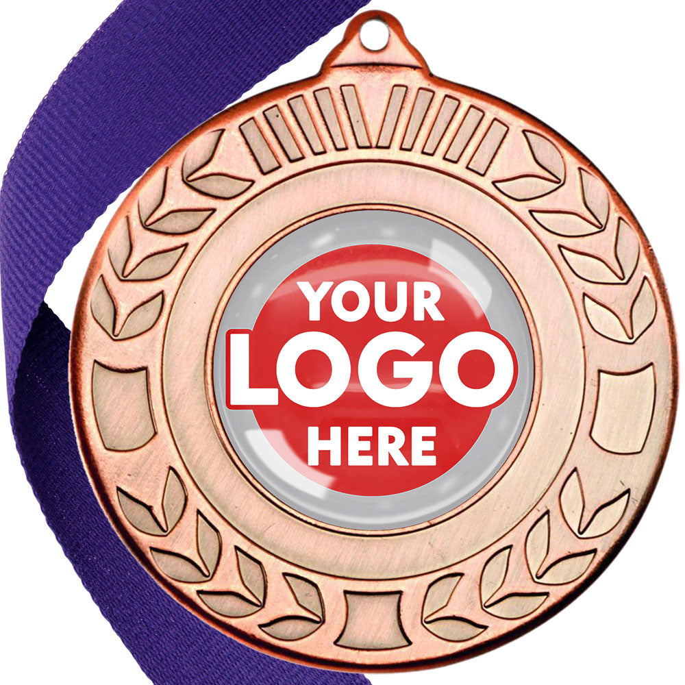 50mm Original Laurel  Medal on a Ribbon