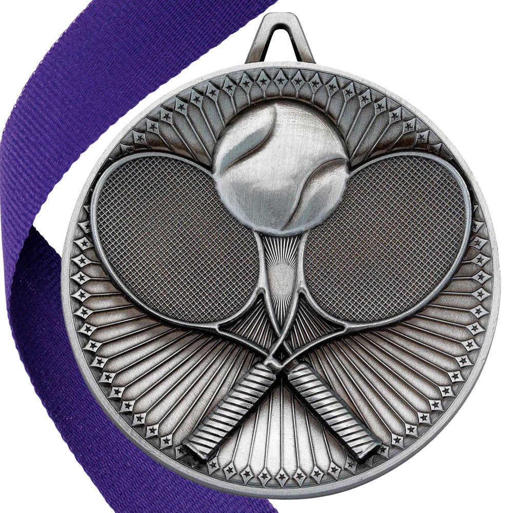 Tennis Antique 60mm Medal BW Trophies