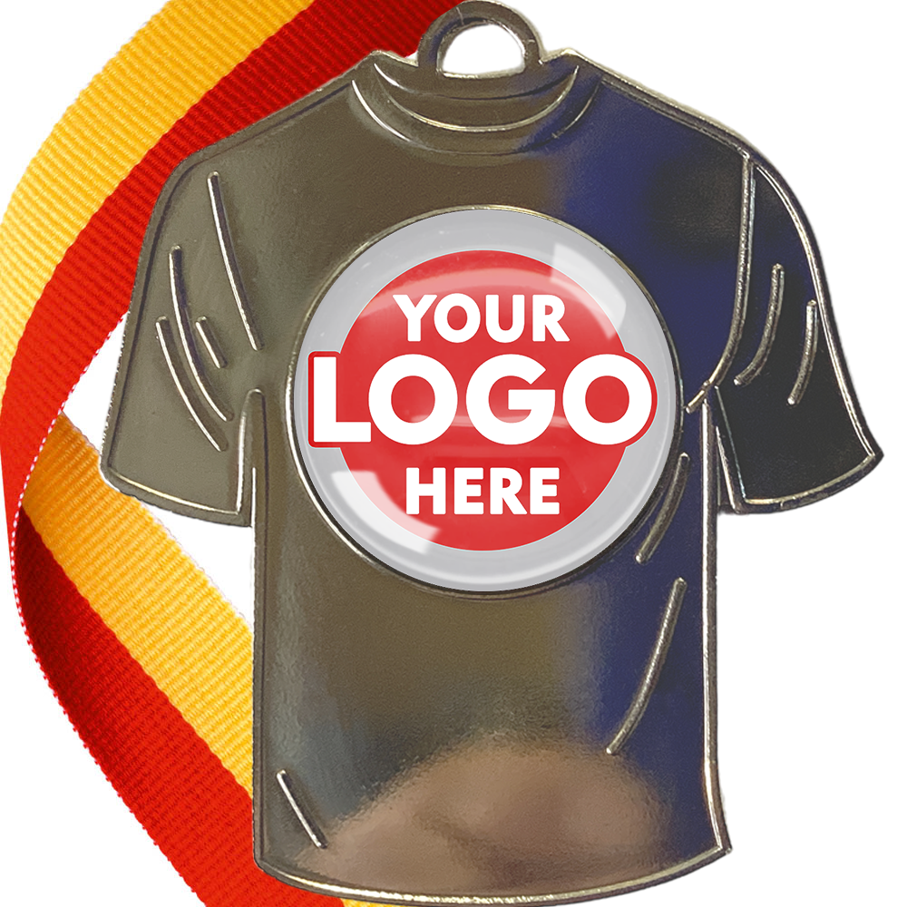 Shirt-shaped Silver Medal