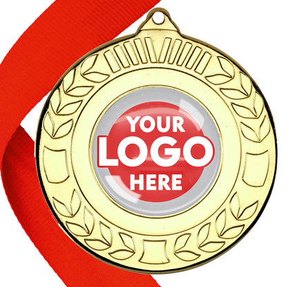 50mm Original Laurel  Medal on a Ribbon