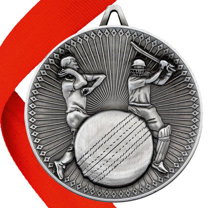 Cricket Antique 60mm Medal BW Trophies