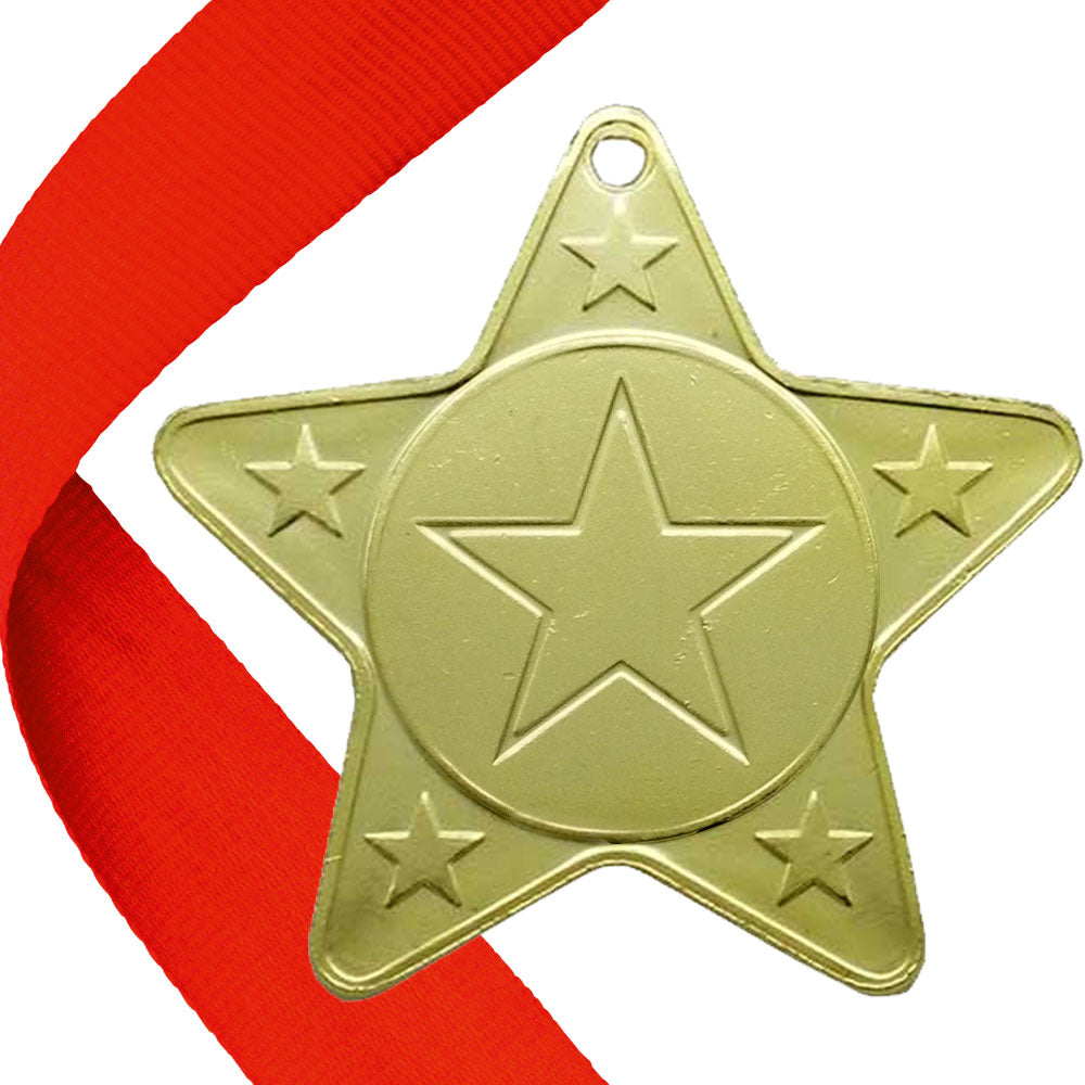 The Original - Star Shape Medal on a Ribbon