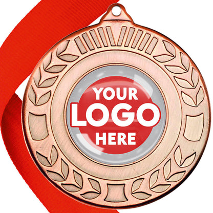 50mm Original Laurel  Medal on a Ribbon