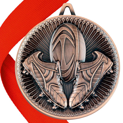 Rugby Antique Style 60mm Medal BW Trophies