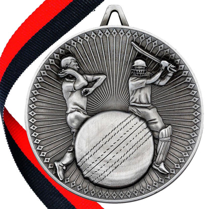 Cricket Antique 60mm Medal BW Trophies
