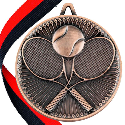 Tennis Antique 60mm Medal BW Trophies