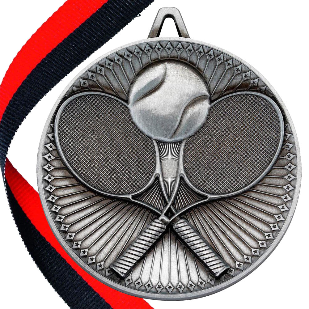 Tennis Antique 60mm Medal BW Trophies