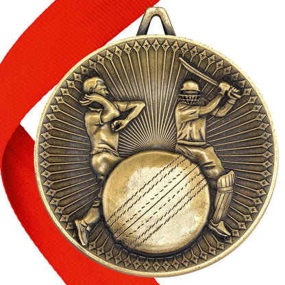Cricket Antique 60mm Medal BW Trophies