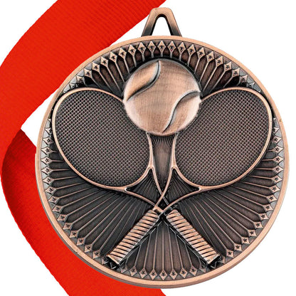 Tennis Antique 60mm Medal BW Trophies