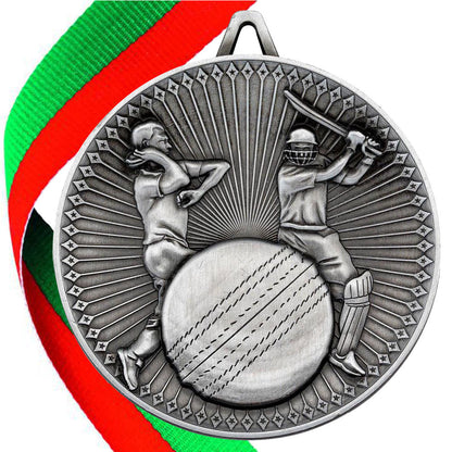 Cricket Antique 60mm Medal BW Trophies