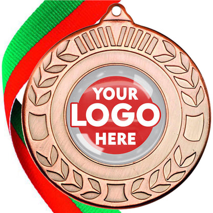 50mm Original Laurel  Medal on a Ribbon