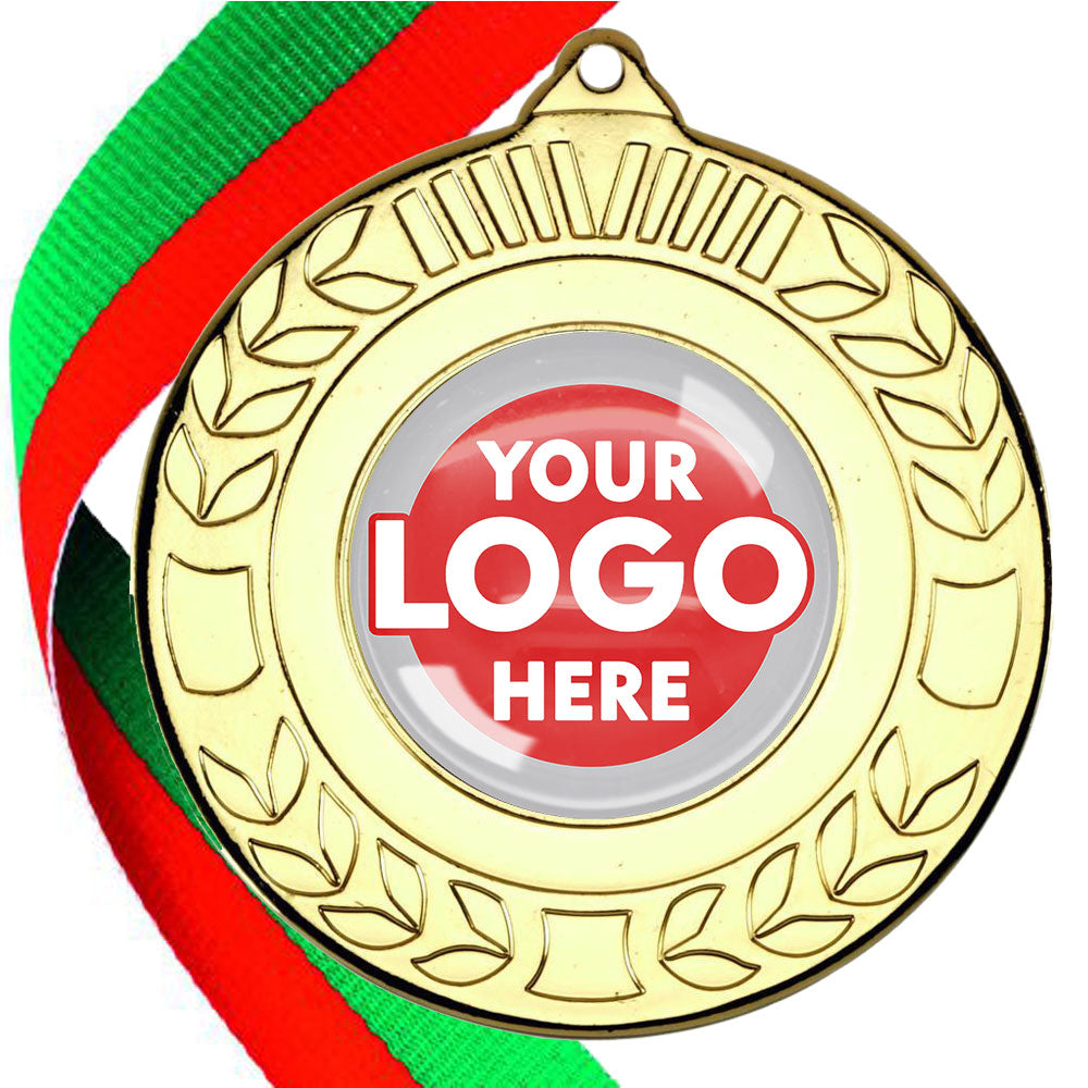 50mm Original Laurel  Medal on a Ribbon