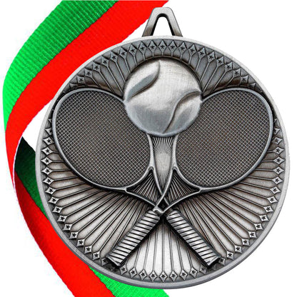 Tennis Antique 60mm Medal BW Trophies
