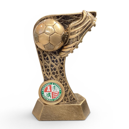 Boot and Ball with textured net Trophy (RS0899)