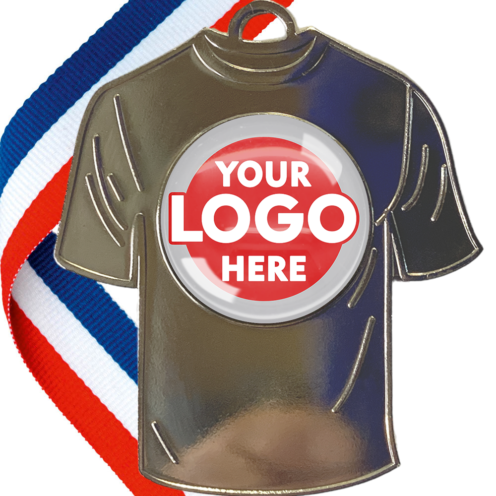 Shirt-shaped Silver Medal