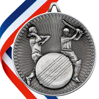 Cricket Antique 60mm Medal BW Trophies