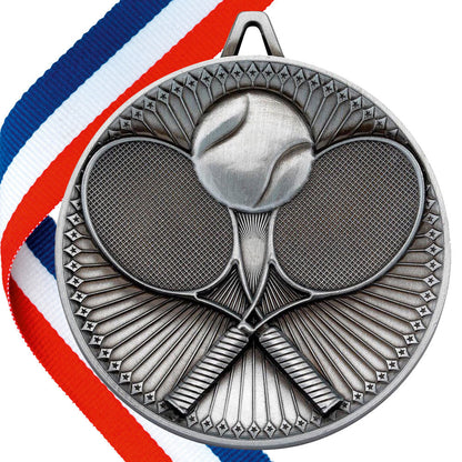 Tennis Antique 60mm Medal BW Trophies