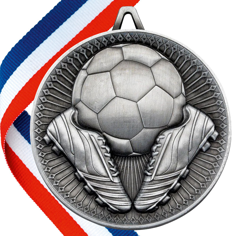 Football + Boots 60mm Medal