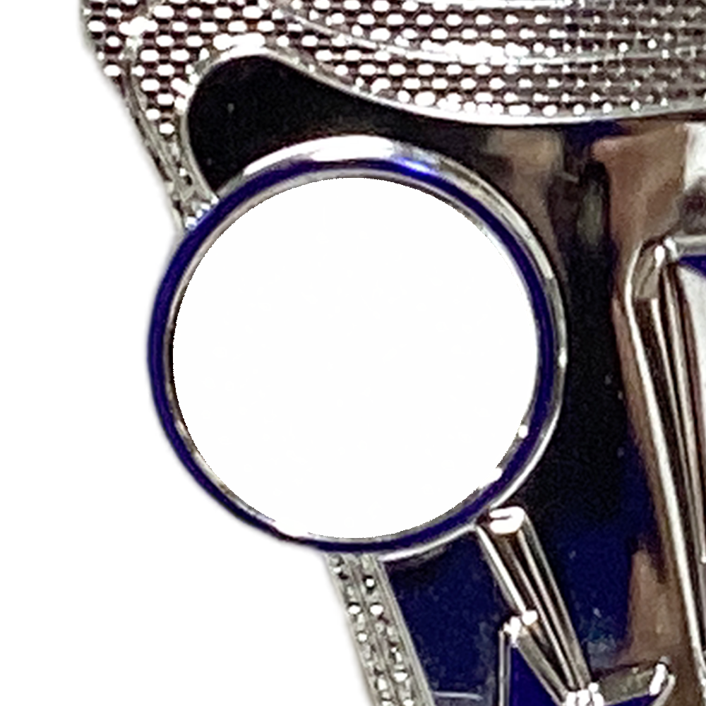 Silver Cup with Decorative Blue Stars (3871A)
