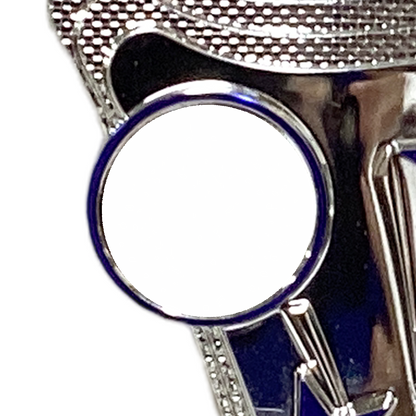 Silver Cup with Decorative Blue Stars (3871A)