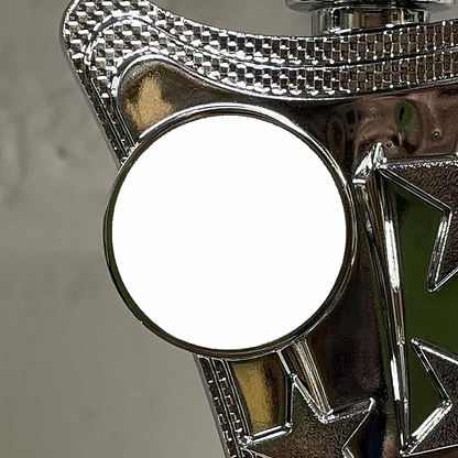 Silver Cup with Embossed Decorative Stars (3872B)