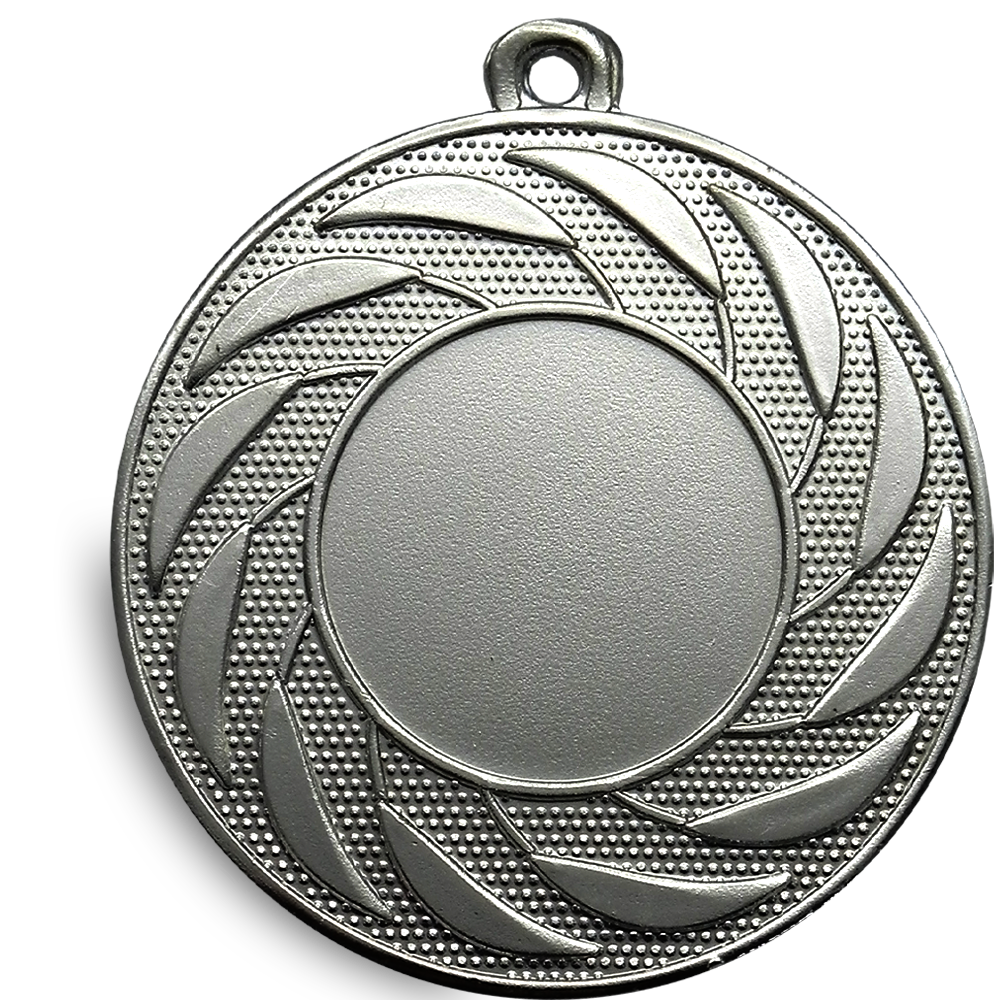 Spinner Design Medal with Flat Logo Sticker