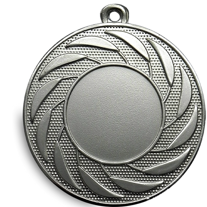 Spinner Design Medal with Flat Logo Sticker