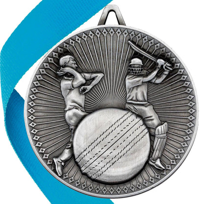 Cricket Antique 60mm Medal BW Trophies