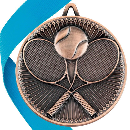 Tennis Antique 60mm Medal BW Trophies