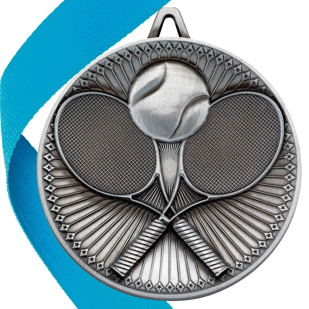 Tennis Antique 60mm Medal BW Trophies