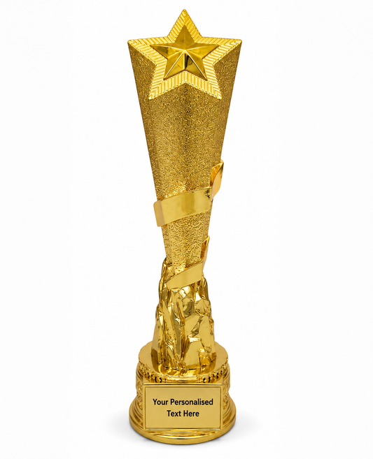 Gold Star Column Trophy