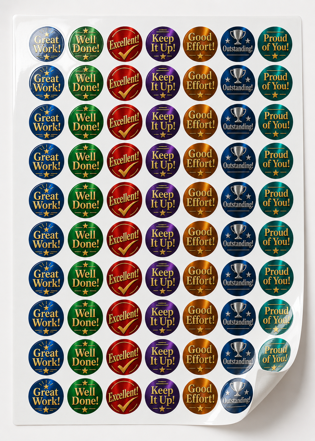 School Teacher's Sticker Sheet / Shiny 1