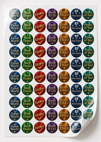 School Teacher's Sticker Sheet / Shiny 1