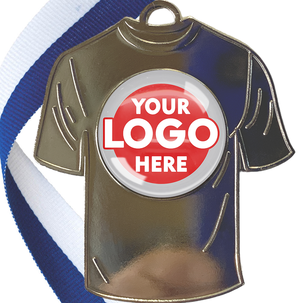 Shirt-shaped Silver Medal