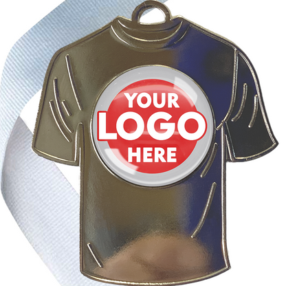 Shirt-shaped Silver Medal