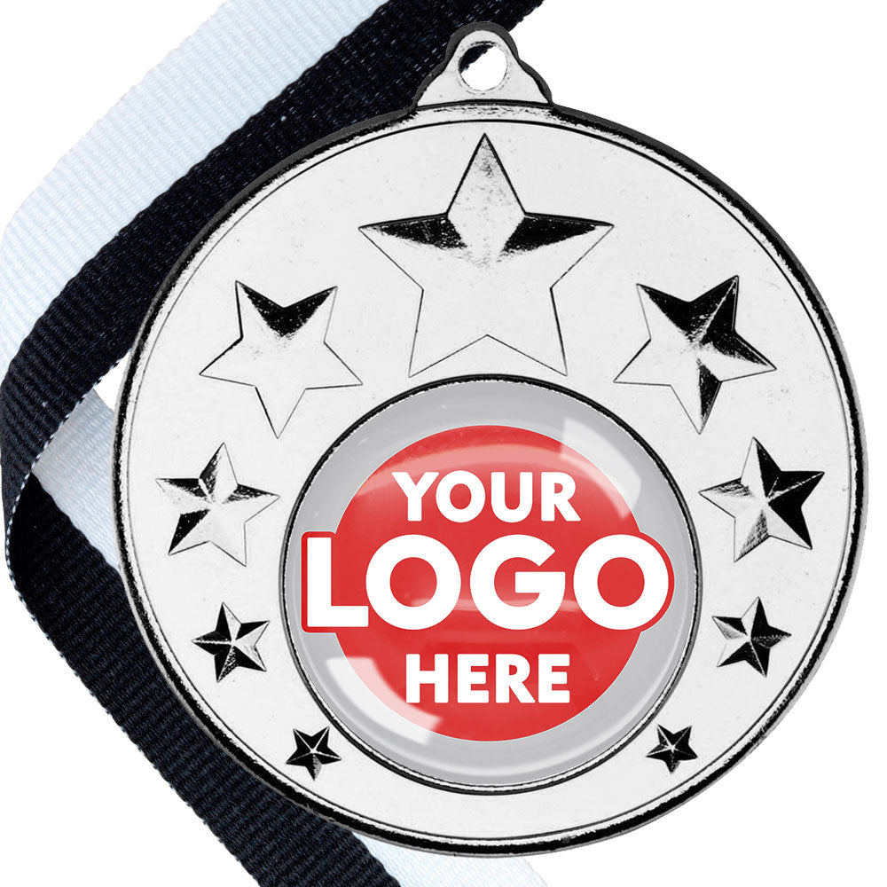 50mm Multi Star Medal on a Ribbon