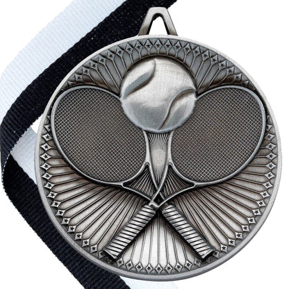 Tennis Antique 60mm Medal BW Trophies