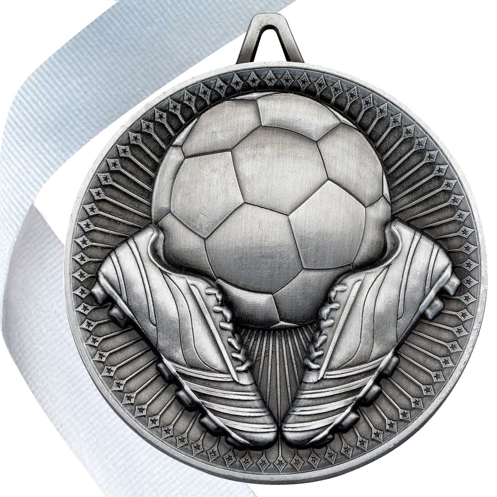 Football + Boots 60mm Medal