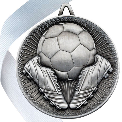 Football + Boots 60mm Medal